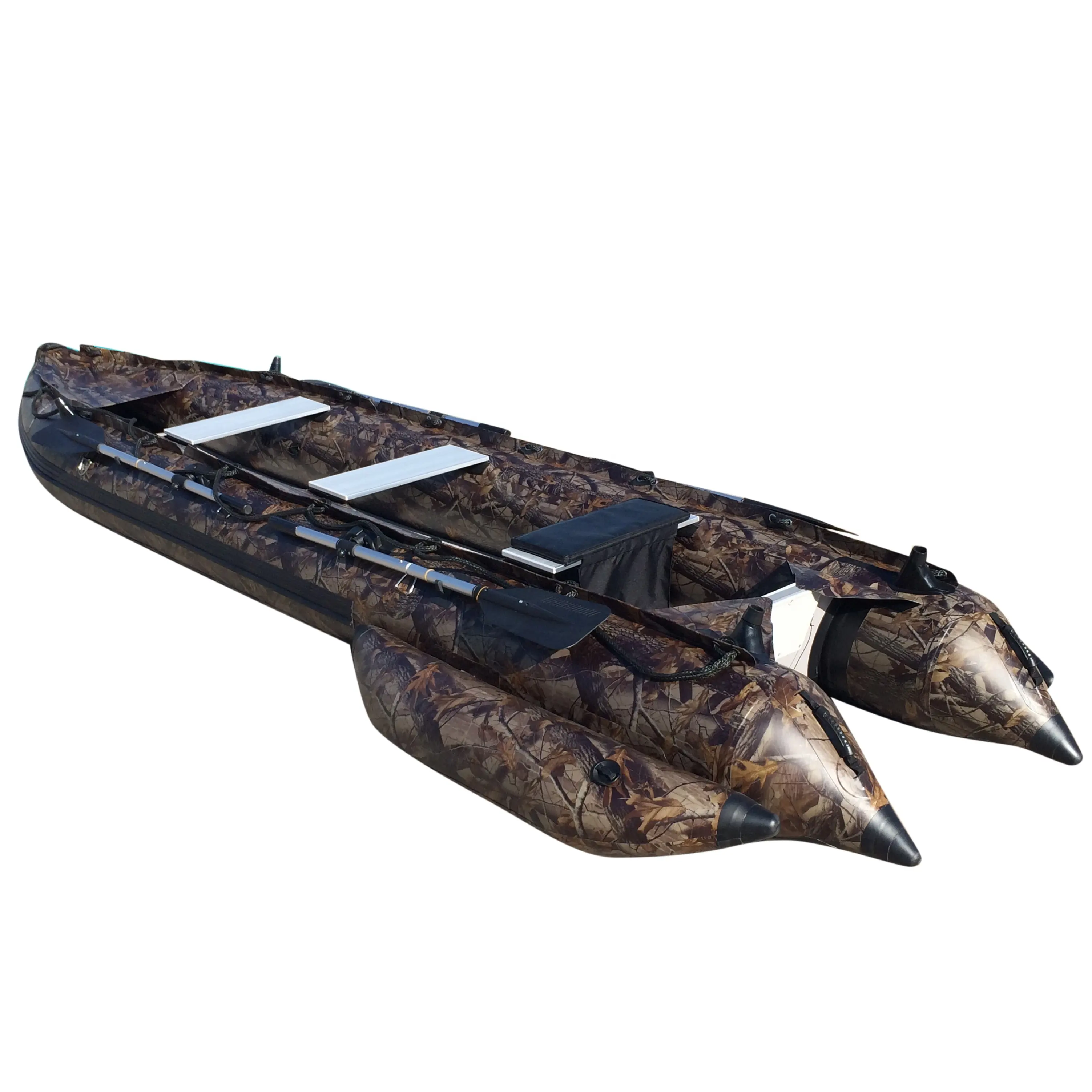 Goethe Goboat Camo GTK470 Ngoài Trời Inflatable Chèo Thuyền Câu Cá Trôi Bè Thả Stict Kayak Du Thuyền Thuyền