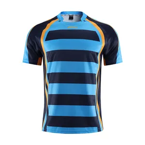 High custom professional rugby team wear factory supplier jersey latest shirt designs for men