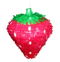 Pinatas à la pastèque et aux fraises personnalisables parfaites pour des thèmes de fête uniques