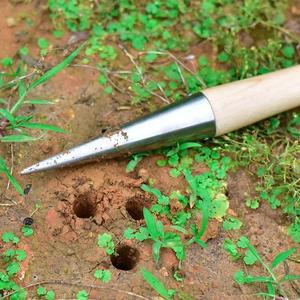 Semoir manuel avec manche en <span class=keywords><strong>bois</strong></span> pour semer des graines, repiquer des plantes, <span class=keywords><strong>outil</strong></span> de plantation manuel pour le <span class=keywords><strong>jardin</strong></span> - Product Image 4