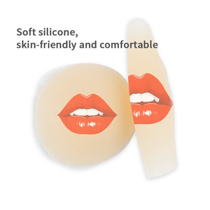 Comode coperture per capezzoli senza cuciture da donna con stampa a labbro impermeabile invisibile-riutilizzabili lavabili morbidi <span class=keywords><strong>al</strong></span> prezzo di fabbrica - Product Image 5