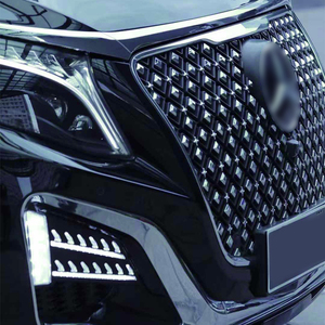 Pour Mercedes-Benz <span class=keywords><strong>Vito</strong></span> V-Class 16-23, garniture de <span class=keywords><strong>capot</strong></span> et de pare-chocs arrière Golden Crown, finition mate PP - Product Image 2