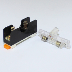 Portafusibles en línea de 1 posición, poste único, 6x30, 1 posición, portafusibles iluminado con luz indicadora LED, 250V, 5A, fusible de vidrio de 6mm x 30mm - Product Image 4