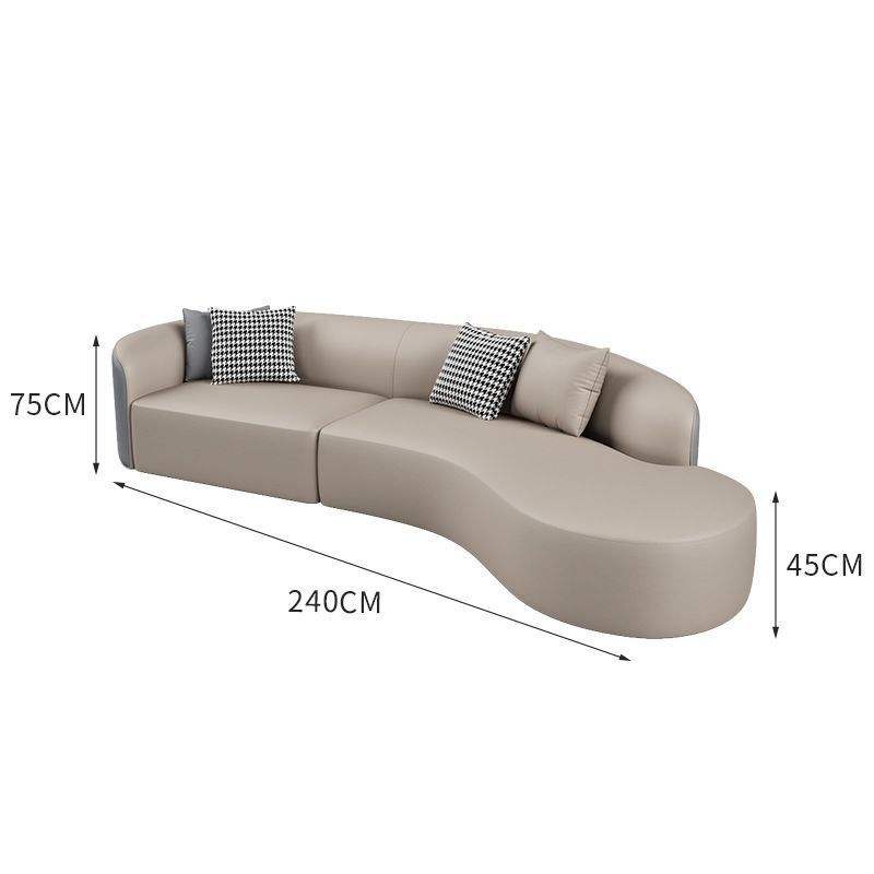 Sofá largo 240, gris