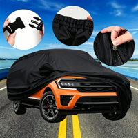 Housse de voiture universelle Kaxinfeng en polyester imperméable avec protection contre les UV et les rayures, protection contre la poussière et le vent