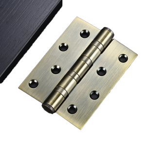 Bisagras de Acero Inoxidable <span class=keywords><strong>ECREW</strong></span> con Rodamientos de Bolas, 4"x3"x3mm, Resistentes, Acabado Satinado, Diseño Moderno, para Puertas de Madera, Uso en Hoteles, Bajo Ruido - Product Image 1