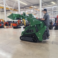 Chargeurs frontaux polyvalents pour usage agricole, chargeurs à chenilles, chargeurs compactes à chenilles