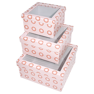 Caja de Regalo Cuadrada Transparente con Diseño Personalizado para el Día de la Madre, para Vestidos, Dulces, Chocolates, Cajas de Papel para Empaque - Product Image 2