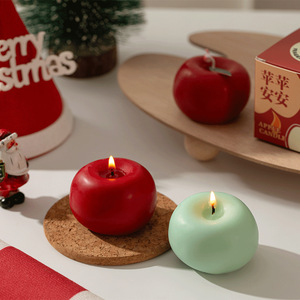 <strong>Christmas</strong> Limited Edition Realistic Apple-Shaped Scented <strong>Candles</strong> - Perfect for Creating a Festive <strong>Christmas</strong> Atmosphere - Product Image 4