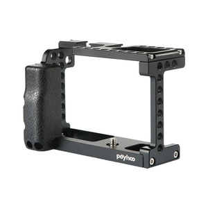 กรงกล้อง Poyhco สำหรับกล้องมิเรอร์เลส Sigma Fp โครงโลหะพร้อมไม้เซลฟี่ในตัว รองรับการถ่ายวิดีโอแนวตั้ง - Product Image 1