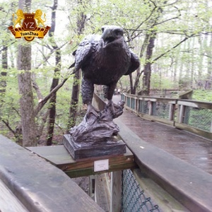 Estatua de Animal de Acero Inoxidable para Decoración de Exteriores, Escultura de Águila Cazando en Acero Inoxidable - Product Image 2