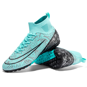 Chaussures de football de qualité supérieure, nouveau style, pour hommes, crampons longs en caoutchouc antidérapants, chaussures de compétition, chaussures de football pour <span class=keywords><strong>futsal</strong></span> - Product Image 5