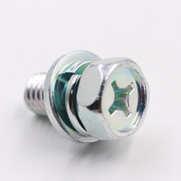 Vis à métaux à tête cylindrique Phillips 1/2 "X 2-1/2" vis combinée à six pans creux en acier inoxydable