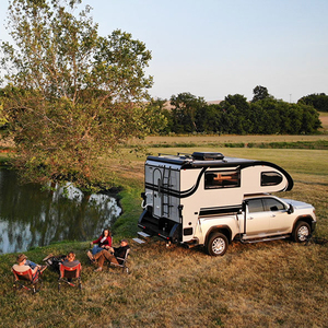 Ecocampor 4x4 Hard Shell Fiberglass Truck Bed Camper Slide on Motorhome avec cuisine et lit à vendre - Product Image 3