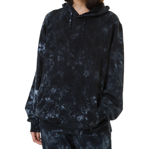 Sweat-shirt à capuche pour femme en polyester imprimé, style décontracté, motif floral tie-dye par sublimation, collection hiver 2021, vente en gros - Product Image 1