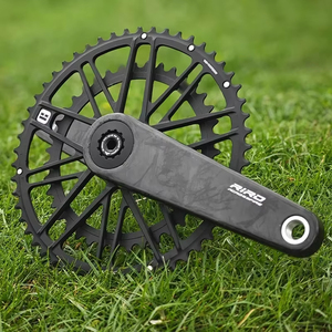 <span class=keywords><strong>Pédalier</strong></span> de Vélo de Route en Fibre de Carbone 29 MM MS Direct Mount 110/130 BCD avec Plateaux 11/12 Vitesses <span class=keywords><strong>50</strong></span>-<span class=keywords><strong>34</strong></span>/52-36/53-39T - Product Image 1