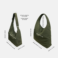 Sac Hobo Souple Tendance avec Bandoulière Unique, Protection RFID, Compartiment pour Ordinateur Portable, Poche pour Bouteille d'Eau, Idéal pour le Travail et la Vie Quotidienne