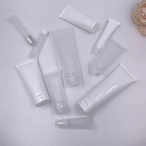 Tube vide de luxe pour cosmétiques 30 ml 50 ml 100 ml, pour lotion, soin de la peau, nettoyant visage, avec couvercle à vis doré, argenté, blanc, noir, rose - Product Image 5