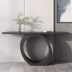Table <span class=keywords><strong>console</strong></span> moderne simple <span class=keywords><strong>dorée</strong></span> de luxe légère Présentoir de comptoir <span class=keywords><strong>d</strong></span>'<span class=keywords><strong>entrée</strong></span> en métal élégant pour villa hôtel pour l'<span class=keywords><strong>entrée</strong></span> du salon - Product Image 1