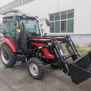 Mini-tracteur agricole compact pour travaux de terrassement, avec remorque, à vendre - Product Image 1