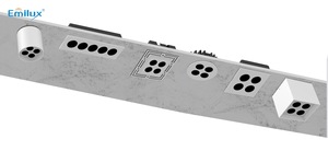 2W LED Dim-to-Warm Square Empotrable Downlight Cuerpo de aluminio para hoteles - Product Image 2