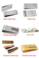 Artig ifts Großhandel personal isierte neue magnetische Stempel Edelstahl Geld klammer Blank Metall benutzer definierte Geld klammer mit Logo