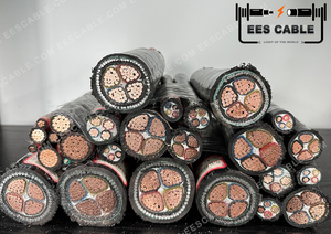 Câble d'alimentation en cuivre VV isolé en PVC, gaine extérieure en PVC, 0,6/1 kV, 5x25 mm², NYY Multi CU - Product Image 4