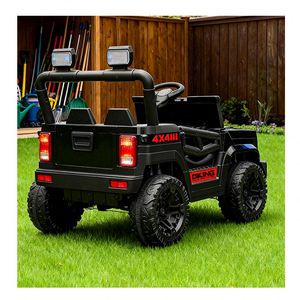 Auto Eléctrico para Niños con Doble Motor de 6V4Ah, Plástico Resistente, Reproductor MP3, Aprendizaje Temprano, 4 Ruedas, Arranque con un Botón, Control Remoto - Product Image 4