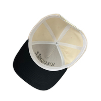 Cappello da Baseball a 5 Pannelli con Logo Ricamato, Unisex, Nero, Visiera Curva, con Strass, per Feste - Offerta Speciale