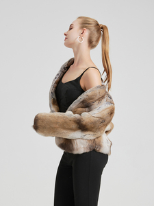 Qc25031 2025 mới đến bất Áo Khoác Lông Thỏ - Product Image 2