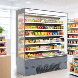 Vitrina Refrigerada Vertical Multideck con Cortina de Aire, Refrigerador Comercial para Supermercados, Frutas y Verduras - Product Image 5