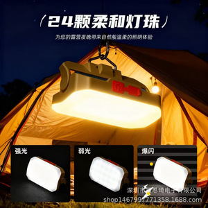 Portable COB LED <b>Work</b> <b>Light</b> 360 Rotating <b>Rechargeable</b> Flashlight with Tripod Stand for Camping - Product Image 4