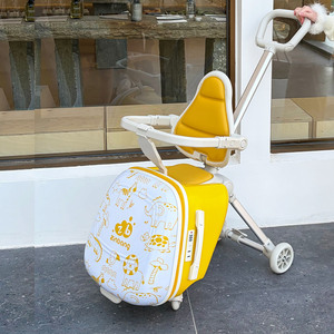 Valigia per <span class=keywords><strong>Bambini</strong></span> 20 Pollici con Ruote Girevoli, Manico Morbido, Leggera e Resistente, Ecologica per Viaggi e Vacanze - Product Image 3