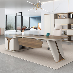 <span class=keywords><strong>Meilleur</strong></span> vendeur Bureau de direction moderne convertible en forme de L pour PDG, directeur, chef - Product Image 2