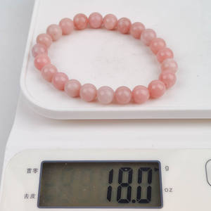 חם מוכר תכשיטי אופנה 6 מ "מ חרוזים אבן טבעית צמיד אופל ורוד קישוט - Product Image 6