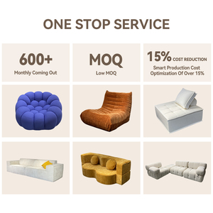 Sofá Cama de Lujo Comprimido Sin Estructura Doble en Empaque al Vacío Moderno Plegable para Juego de Muebles de Sala - Product Image 4