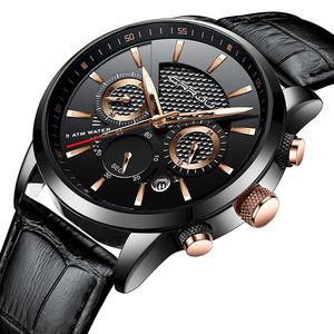 Reloj de Pulsera de Cuarzo para Hombre 2026, Deportivo, Funcional, Resistente al Agua, con Calendario, Estilo Ejecutivo, Reloj Masculino - Product Image 5