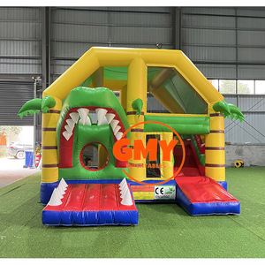 Château gonflable Moonwalk Grand Roi Lion pour enfants, maison de rebondissement commerciale avec souffleur - Product Image 6