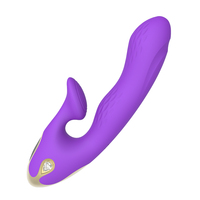 Nouveau style tendance : Dildo vibrant en silicone texturé ondulé, jouet intime unisexe pour hommes et femmes, utilisation en intérieur, cadeau sexuel pour adultes