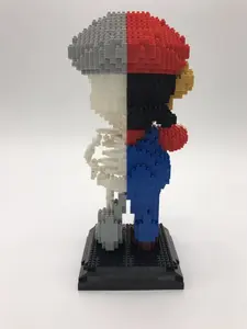 Zrk मिनी बिल्डिंग ब्लॉक असेंबली एनीमे कंकाल मरिआ ईंटों से बना हुआ मॉडल खिलौना भूत मी ब्लॉक निर्माण खिलौना - Product Image 3