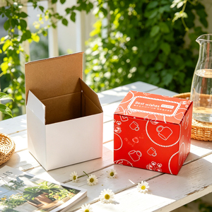 Colored Package <b>Box</b> for <b>Coffee</b> Mug 11oz 15oz <b>Gift</b> <b>Box</b> with Handle Bag Promotional Cardboard Packaging Valentine Christmas Retail - Product Image 6