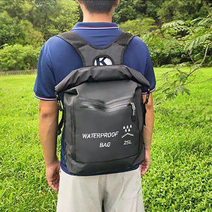 Mochila flotante impermeable de PVC para exteriores, tapa enrollable, esnórquel, playa, resistente, montañismo, natación, aguas arriba, bolsa seca a la deriva - Product Image 2