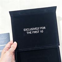 Boîte cadeau magnétique personnalisée avec logo, emballage rigide à couvercle rabattable pour cadeaux d'entreprise, kits de relations publiques, événements et coffrets VIP
