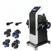 Nouvelle conception de machine de drainage lymphatique à rouleaux rotatifs à 360°, réduction de la cellulite, 4 poignées, prise US/UK