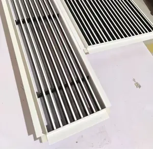 Grilles d'aération personnalisées en plastique ABS pour climatisation centrale Grille d'aération de sortie d'air OEM ODM