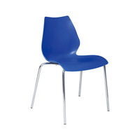 Pas cher de haute qualité ergonomique Prix exécutif blanc PP chaise de formation chaise de bureau du personnel avec de l'acier