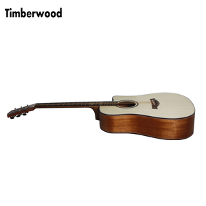 OEM <span class=keywords><strong>guitarra</strong></span> 40 pulgadas corte madera <span class=keywords><strong>guitarra</strong></span> acabado mate abeto sapele de vuelta/lado <span class=keywords><strong>guitarra</strong></span> acústica - Product Image 6