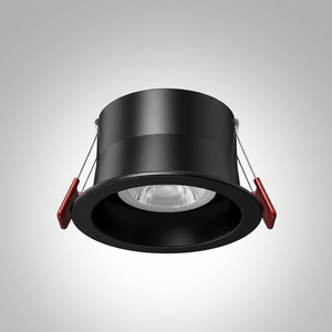 ไฟดาวน์ไลท์ LED 12W แบบฝัง 5000K แสงสีขาว CRI98 โครงอะลูมิเนียมสีดำ ขนาดเส้นผ่านศูนย์กลาง 85 มม. ช่องตัด 75-80 มม. สำหรับใช้งานบนถนน IP44 ใช้พลังงานแสงอาทิตย์ - Product Image 1