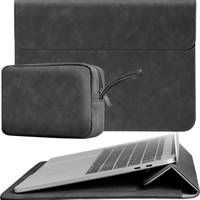Tas Laptop Warna Solid 13.3-14 Inci dengan Penyangga yang Dapat Disesuaikan untuk MacBook Pro 14 M5/M4/M3/M2/M1 Pro/Max A3426/A3427