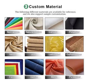 Sac fourre-tout en toile de coton épaisse et robuste de 16, 18, 20 oz, sacs en toile personnalisés avec fermeture éclair et poche intérieure - Product Image 6